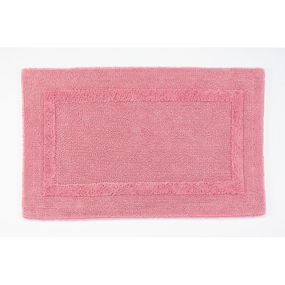 Reversible Bath Mat 573 by Designer Abyss & Habidecor in Flamingo Pink